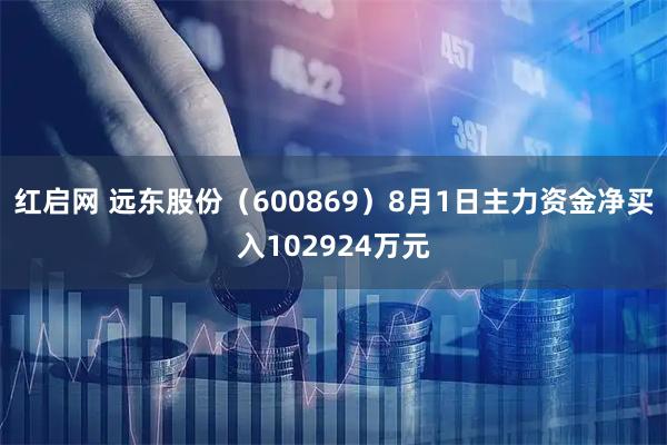 红启网 远东股份(600869)8月1日主力资金净买入102924万元